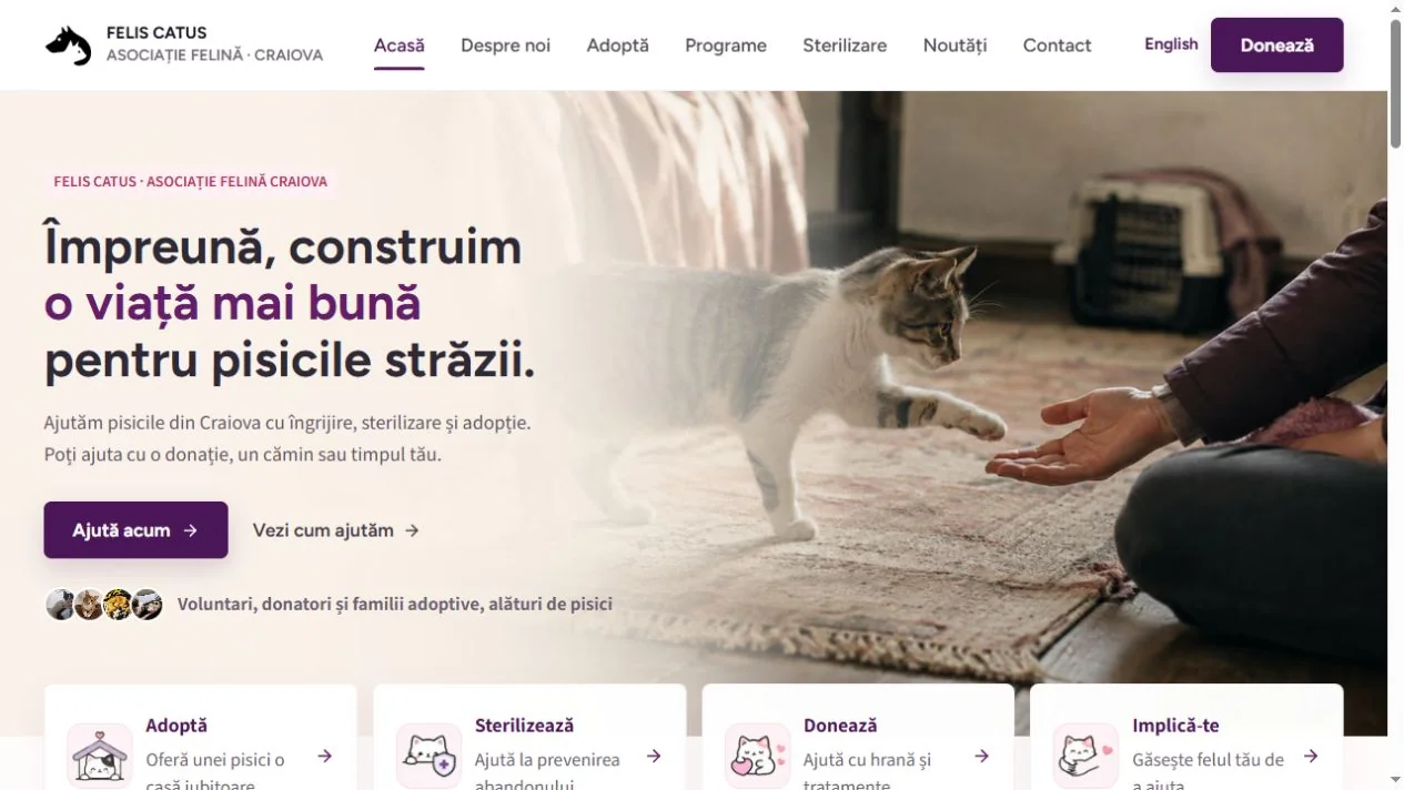 Site-ul Felis Catus